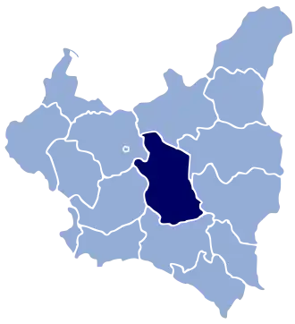 Люблинское воеводство на карте