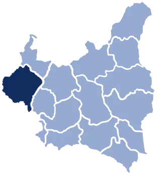 Познанское воеводство на карте