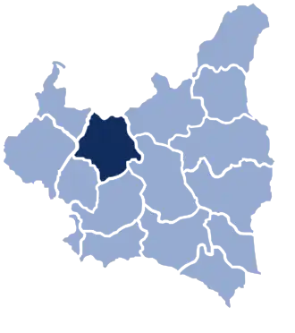 Варшавское воеводство на карте