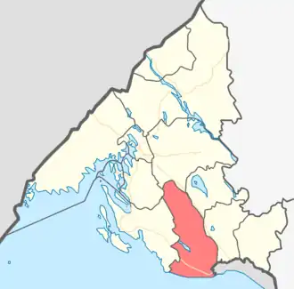 Полянское сельское поселение на карте