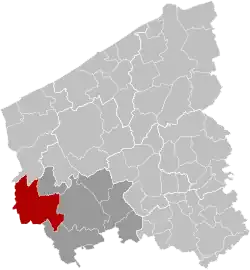 Расположение муниципалитета на карте провинции