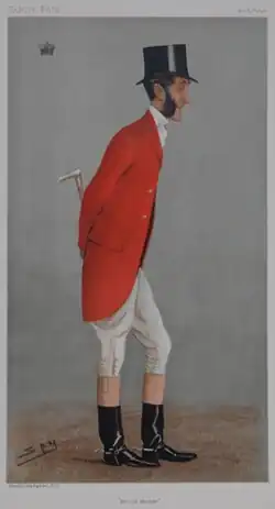 «Старый мастер». Виконт Портман в карикатуре Лесли Уорда в журнале Vanity Fair, ноябрь 1898 г.