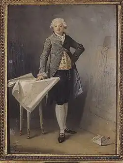 Клод-Никола Леду. Около 1787–1788Дерево, масло. 21,5 × 16Музей Коньяк-Жэ, Париж