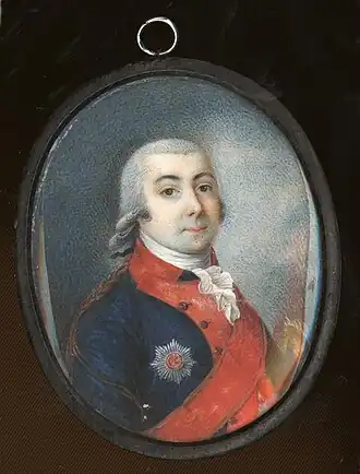 Миниатюра кон. XVIII в.