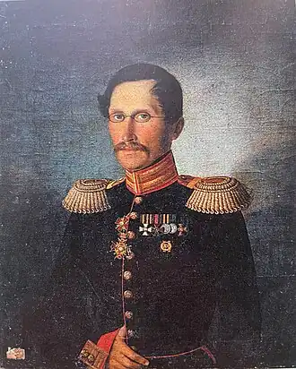 Портрет работы неизвестного художника,1844 г.