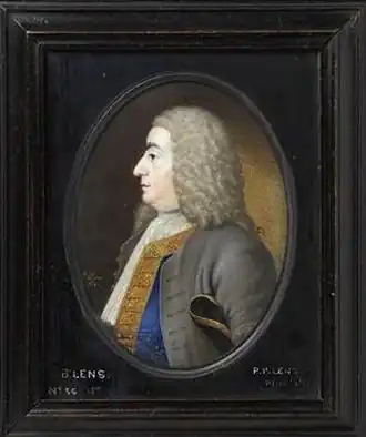 Портрет Бернарда кисти его сына Питера Пола, ок. 1734