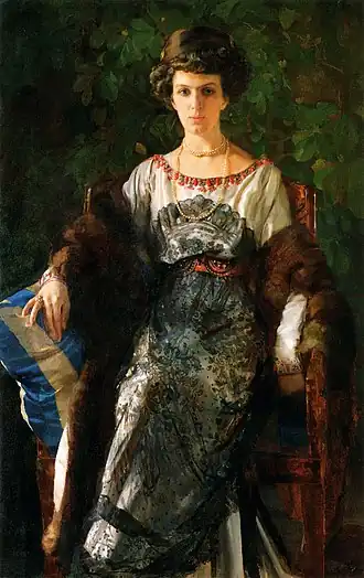 Портрет Евфимии Павловны Носовой, 1911 год