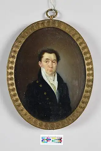 Портрет Григория Никитича Черняева (1787 - 1869), отца генерала Михаила Никитича Черняева (по оригиналу 1810-х гг.)