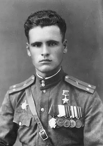 Портрет Героя Советского Союза Петренко Ивана Прокофьевича