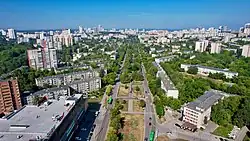Вид на северо-запад от улицы Московской