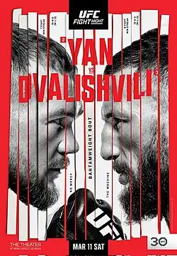 Постер UFC Fight Night: Ян - Двалишвили