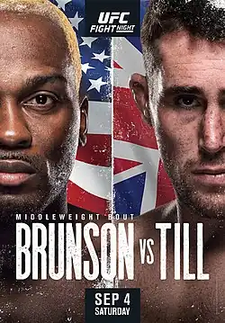 Постер UFC Fight Night: Брансон vs. Тилл