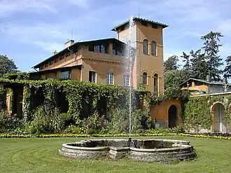 Римские купальни. Общий вид. 1828—1840