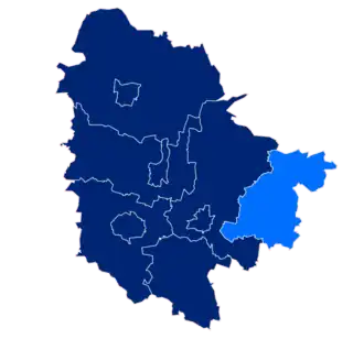 Завоня на карте