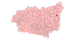 Расположение муниципалитета на карте провинции