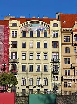 Дом общества Глагол, Прага, Масарикова набережная