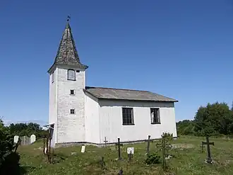 Деревянная церковь Лаврентия, построена в 1848 году