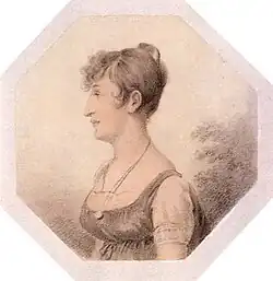 Портрет П. В. Нарышкиной работы неизвестного художника, XVIII в.