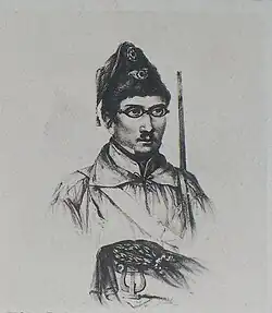 Женневаль. Литография Л. Сласа (XIX век).