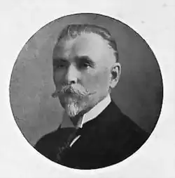 Действительный член Императорской Академии Художеств М. Т. Преображенский, 1914 год, фотография.