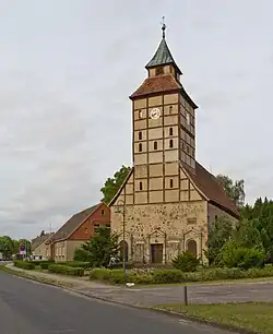 Kirche in Kletzke, eine der ältesten und bedeutendsten Kirchen der Region
