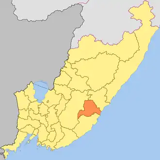 Кавалеровский районКавалеровский муниципальный округ на карте