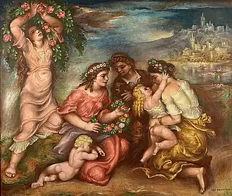 Плетение венка