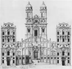 Проект церкви Сантиссима-Тринита-дей-Монти в Риме.