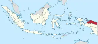 Папуа на карте