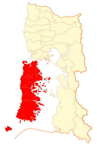 Чилоэ на карте