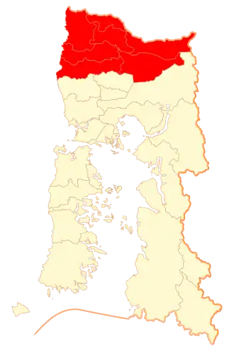 Осорно на карте