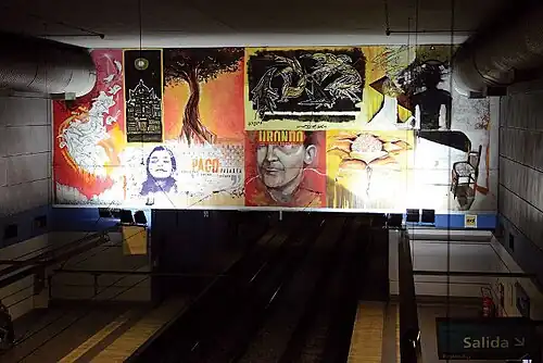 Фреска в честь Франсиско Урондо