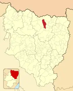 Расположение муниципалитета на карте провинции