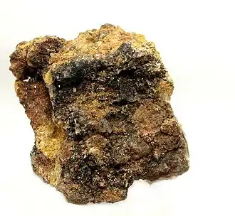 Бисмит в пульхерите (Эрцгебирге)