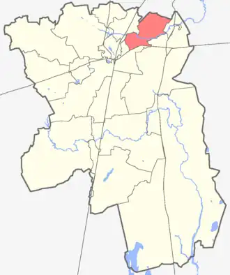 Пудомягское сельское поселение на карте