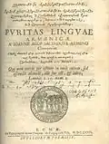 «Чистота армянской речи», Рим, 1674 год