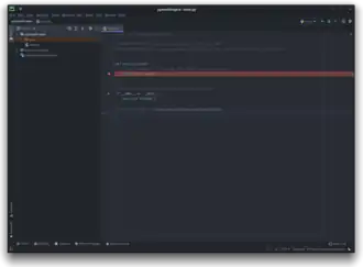 Скриншот программы PyCharm