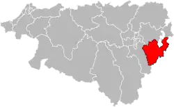 Валле-де-л’Ус и дю Лагуэн на карте