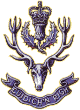 Бывшая кокарда Хайлендского полка