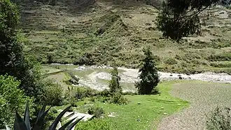 Мараньон, вид от дороги Тинго-Чико до Уануко в КР. Акобамба из района Апарисио-Помарес.