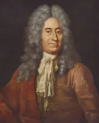 Оле Рёмер. Работа Якоба Конинга[англ.], 1700г