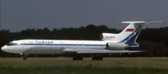 Пострадавший самолёт за 5 месяцев и 13 дней до аварии.