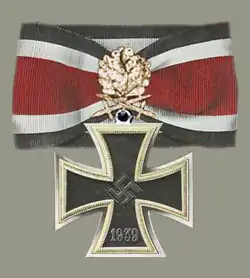 Рыцарский крест Железного креста с Дубовыми Листьями, Мечами и Бриллиантами