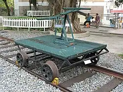 Дрезина с ручным мускульным приводом