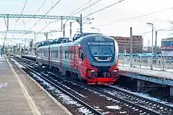 Дизель-поезд (рельсовый автобус) РА3-066, станция Ручьи