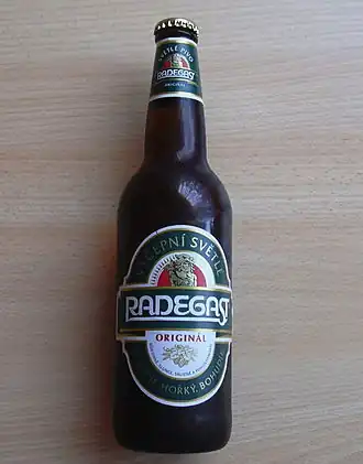 Бутылка пива Radegast Original