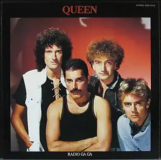 Обложка сингла Queen «Radio Ga Ga» (1984)