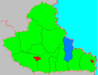 Редигеровский сельсовет на карте