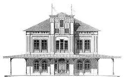 Здание вокзала Нордштеммен. 1853