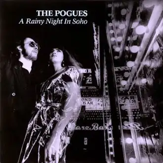 Обложка сингла The Pogues «A Rainy Night in Soho» (1991)